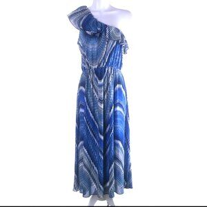Joan and Anna New York Woman's Maxi One Shoulder Dress Size 1x 2x